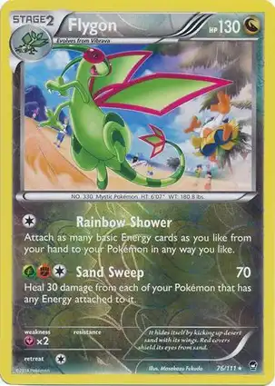 Flygon 76/111 Furious Fists