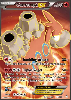 Camerupt-EX 146/160 Primal Clash