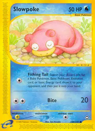 Slowpoke 108/147 Aquapolis