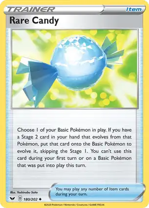 Rare Candy 180/202 Sword & Shield