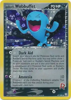 Rocket's Wobbuffet 47/109 EX Team Rocket Returns