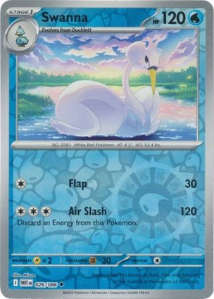 Swanna 026/086 White Flare