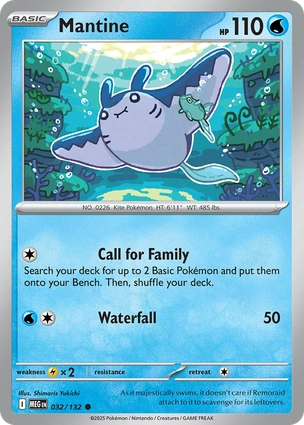 Mantine 032/132 Mega Evolution