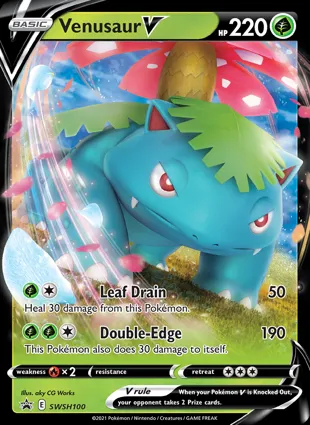 Venusaur V SWSH100 Sword & Shield Promos
