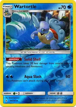 Wartortle 34/214 Unbroken Bonds