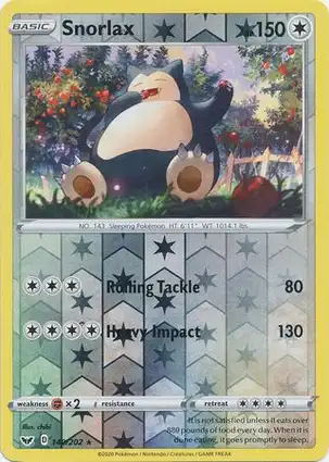 Snorlax 140/202 Sword & Shield