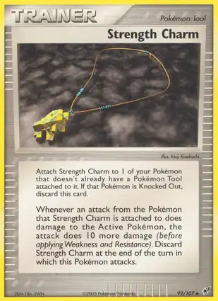 Strength Charm 92/107 EX Deoxys