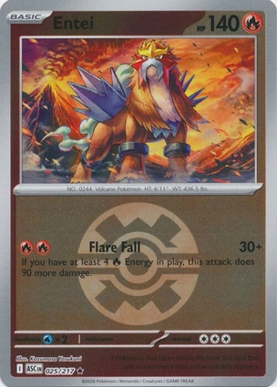 Entei 025/217 Ascended Heroes