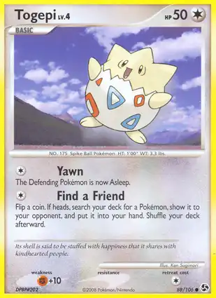 Togepi 88/106 Great Encounters