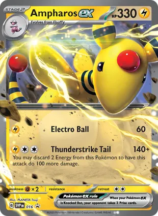 Ampharos ex 016 Scarlet & Violet Promos