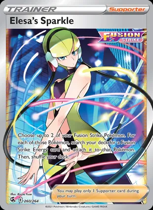 Elesa's Sparkle 260/264 Fusion Strike