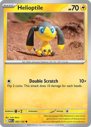 Helioptile 052/132 Mega Evolution