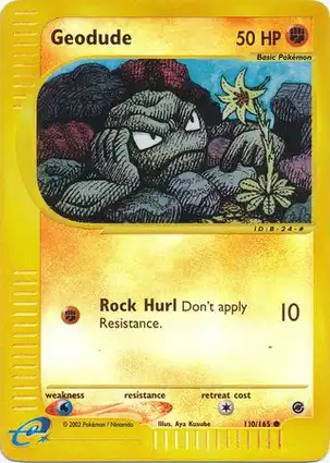 Geodude 110/165 Expedition Base Set