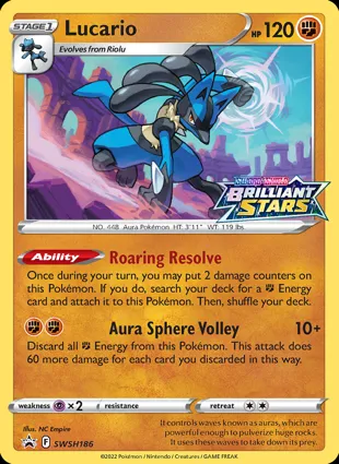 Lucario SWSH186 Sword & Shield Promos