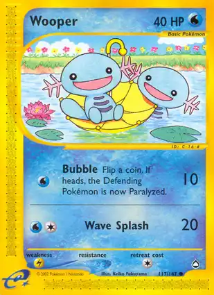 Wooper 117/147 Aquapolis