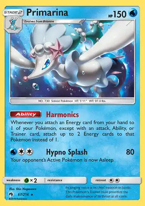Primarina 67/214 Lost Thunder