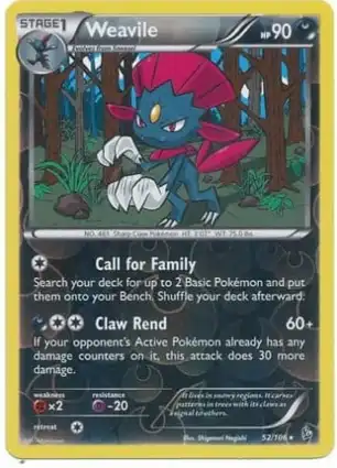 Weavile 52/106 Flashfire