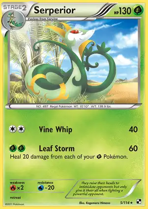 Serperior 5/114 Black & White