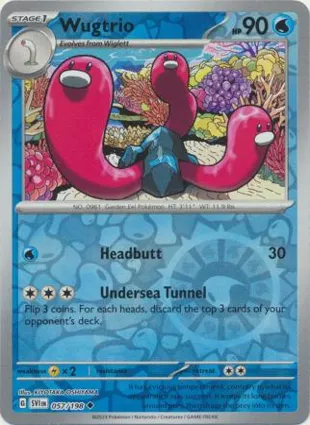 Wugtrio 057/198 Scarlet & Violet