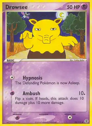 Drowzee 32/112 EX FireRed & LeafGreen
