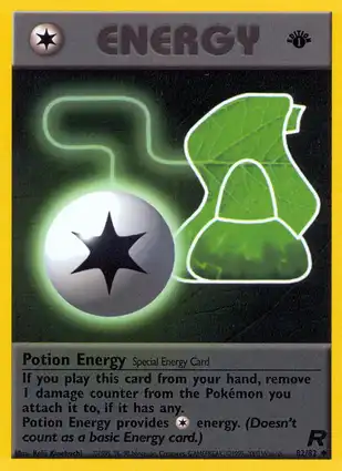 Potion Energy 82/82 Team Rocket 1st Edition