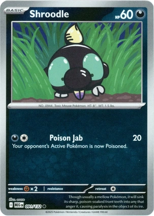 Shroodle 091/132 Mega Evolution