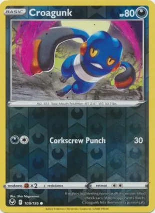 Croagunk 109/195 Silver Tempest