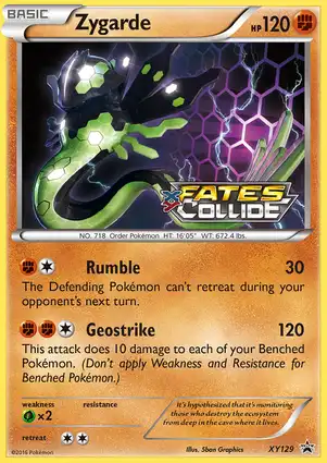 Zygarde XY129 XY Promos