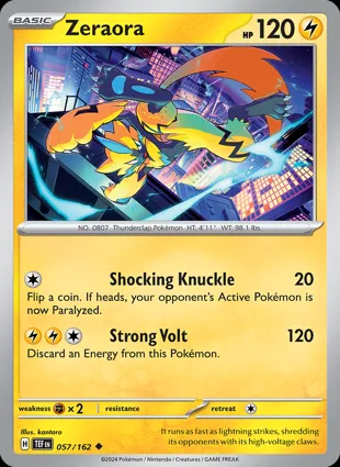 Zeraora 057/162 Temporal Forces