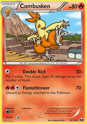 Combusken 16/108 Dark Explorers