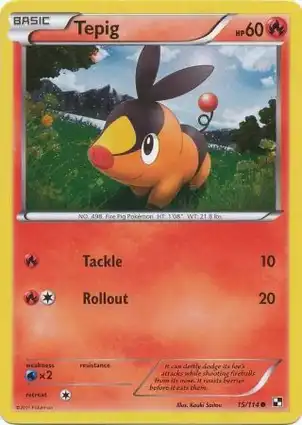Tepig 15/114 Black & White