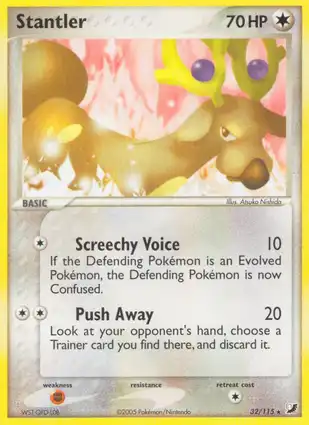 Stantler 32/115 EX Unseen Forces