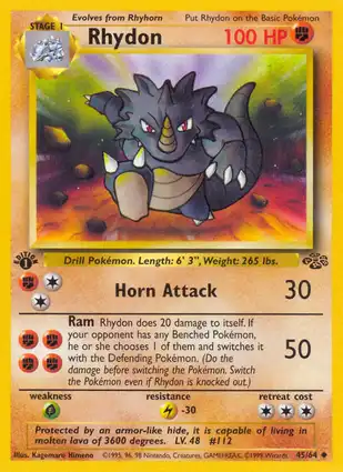Rhydon 45/64 Jungle 1st Edition