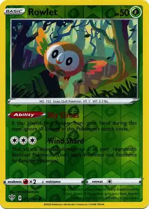 Rowlet 011/189 Darkness Ablaze
