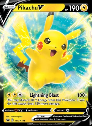 Pikachu V SWSH198 Sword & Shield Promos