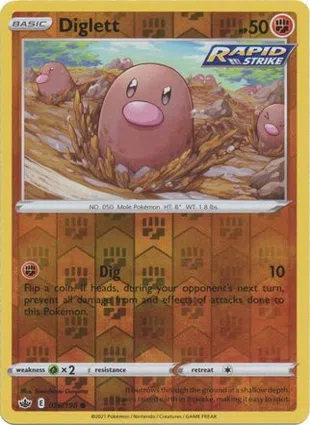 Diglett 076/198 Chilling Reign