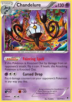 Chandelure 43/119 Phantom Forces