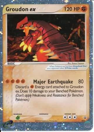 Groudon ex 002 EX Nintendo Promos