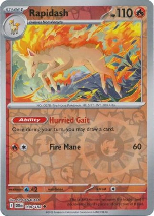 Rapidash 030/182 Destined Rivals