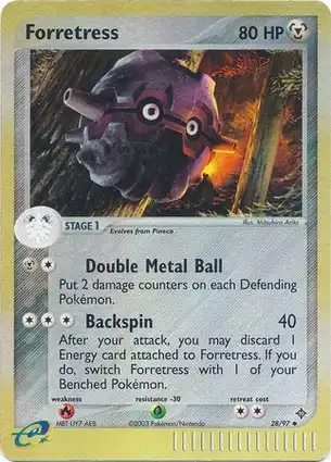 Forretress 28/97 EX Dragon