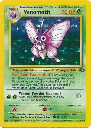 Venomoth 13/64 Jungle