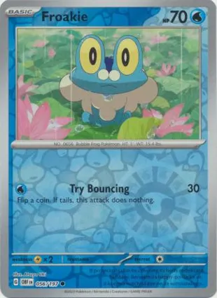 Froakie 056/197 Obsidian Flames