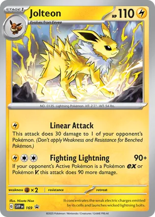 Jolteon 169 Scarlet & Violet Promos