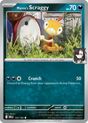 Marnie's Scraggy 132/182 Destined Rivals