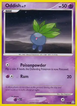 Oddish 112/146 Legends Awakened