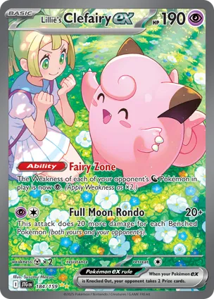 Lillie's Clefairy ex 184/159 Journey Together