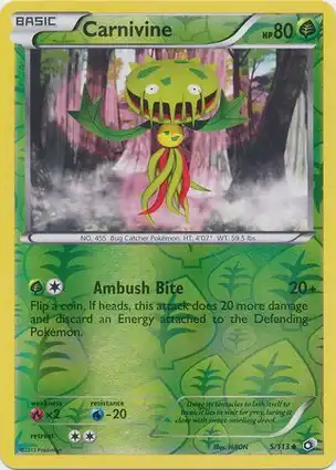 Carnivine 5/113 Legendary Treasures