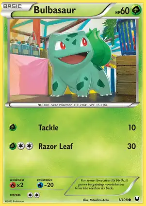 Bulbasaur 1/108 Dark Explorers