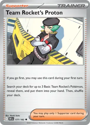 Team Rocket's Proton 177/182 Destined Rivals
