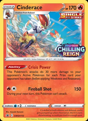 Cinderace SWSH112 Sword & Shield Promos
